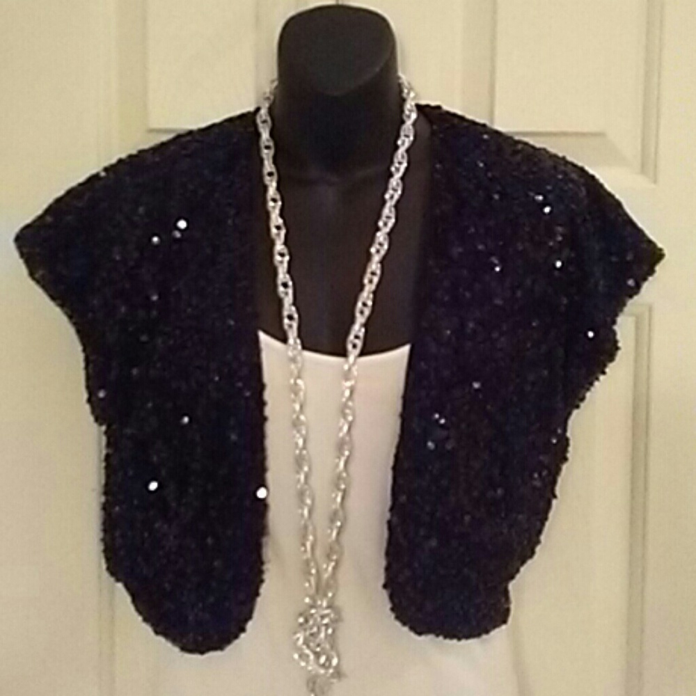Sequin Crop Jacket